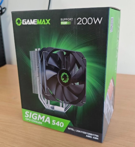 Gamemax sigma 540 - sigma, cooler