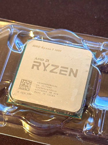 Amd ryzen 1600 core socket - amd, 6-core