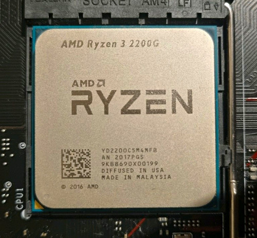 Amd ryzen 2200g - 3, 4-core